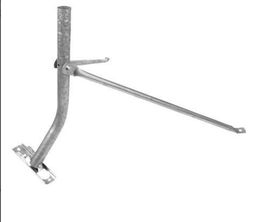 [SAT-MOUNT45FX] 45mm Roof Mount – Flexi Satellite Pole for Iron/Tin Roofs